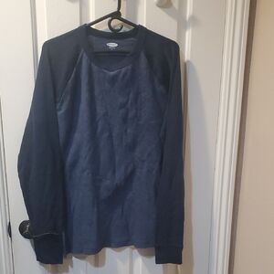 Old Navy Men's Dark Blue Long Sleeve Tee